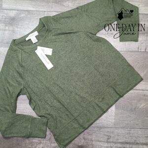 Workshop Long Sleeve Crew Neck Sweater Size L